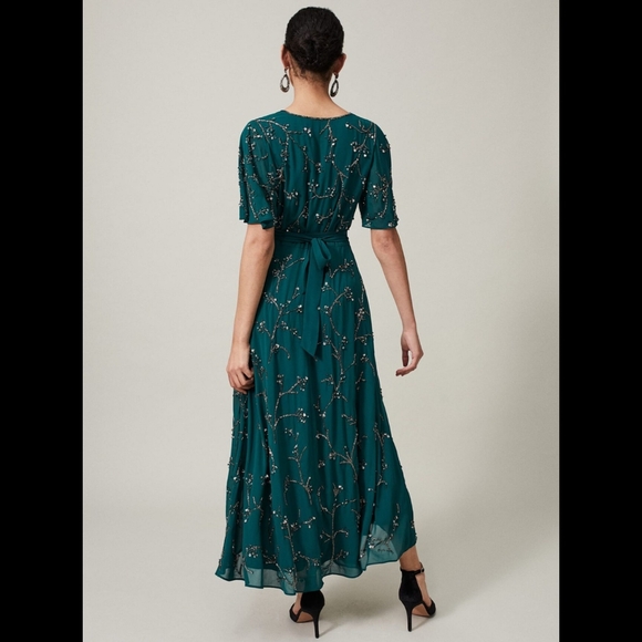 Phase Eight embroidered wrap dress (NWT) - Picture 3 of 9